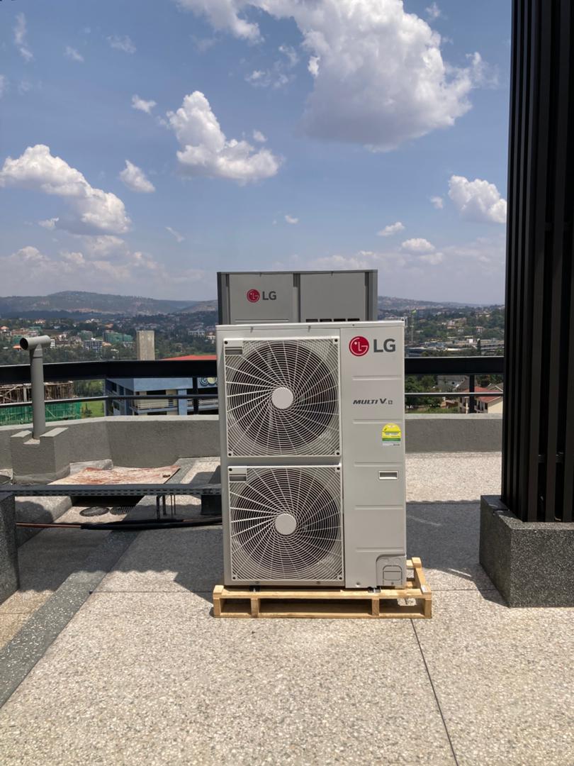LG outdoor condensers rooftop
